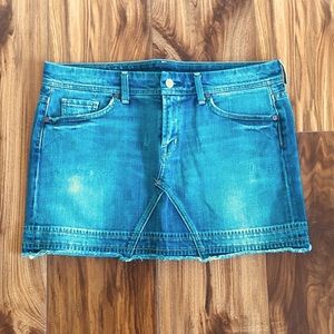 EUC Citizens of Humanity Denim Mini Skirt COH